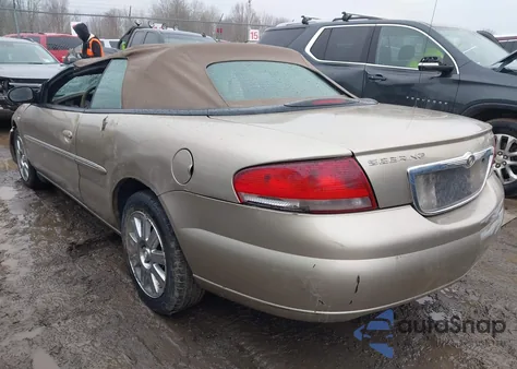 2004 Chrysler Sebring Limited из США, поврежденный, VIN 1C3EL65R64N287297